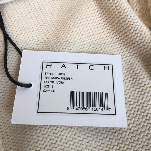 NWT Hatch The Anika Cream Maternity Jumper with Belt - Picture 8 of 9